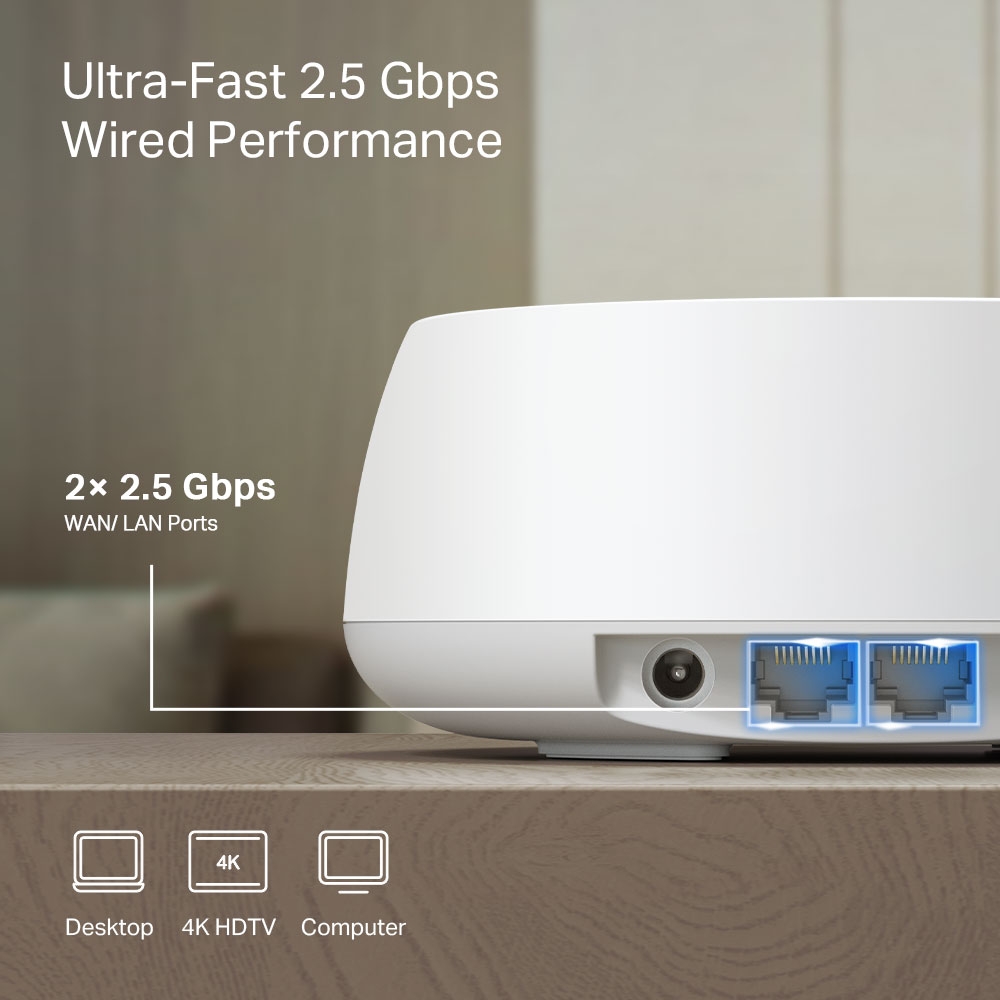 Caracteristicas tecnicas de DECO BE25(2-PACK) TP-LINK Sistema Mesh WiFi7 dual band BE5000